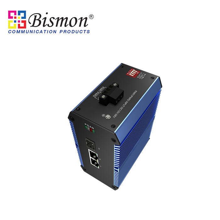 2 port 10/100/1000Base-T PoE with 1xSFP slot uplink Industrial grade Switch (DC 48-58V)